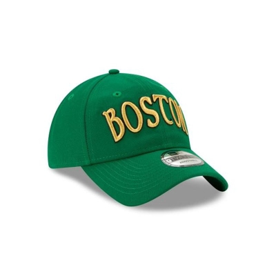 Boston Celtics Gorra | New Era 2019 NBA Authentics City Series 9twenty Adjustable Cap Mexico - Verdes